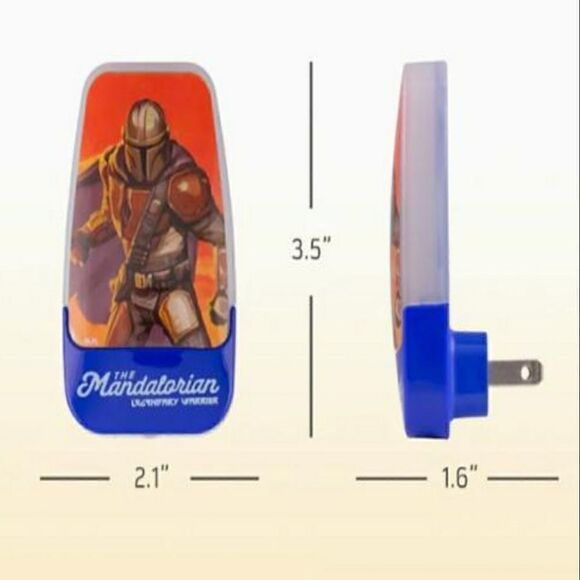 𝅺STAR Wars  LED Night Lights 2 Pack The Child and The Mandalorian New Grogu - Picture 5 of 10